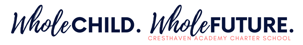 Logo Image: Whole Child.  Whole Future.  Cresthaven Academy Foundation.  